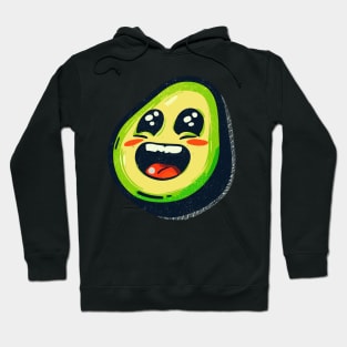 Retro Funny avocado Hoodie